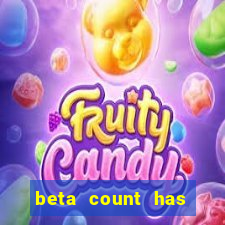 beta count has changed pt br